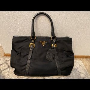 Prada nylon tote bag
